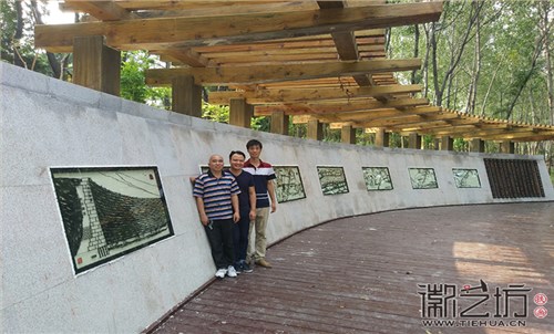 景区文化墙——古堰洪泽湖定制户外防洪大堤工程演示铁画 景区文化墙——古堰洪泽湖定制户外防洪大堤工程演示铁画