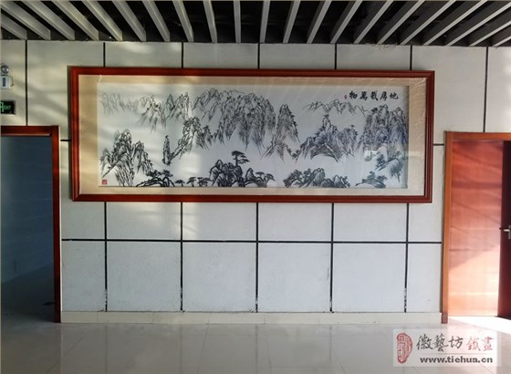 1 徽艺坊铁画壁画案例- 《地厚载万物》