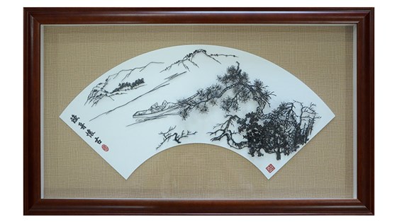魏民春作品-渔舟怀古