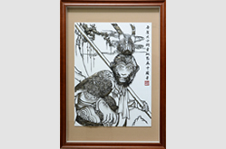 赠送给六小龄童从艺五十周年礼物