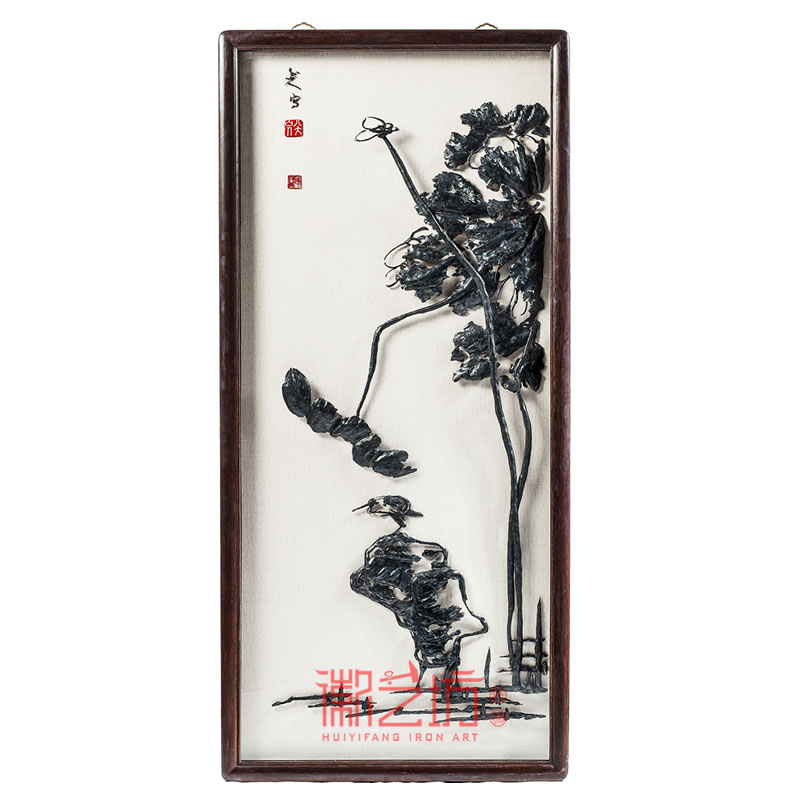 八大山人仿古芜湖铁画精品中式装饰壁画可观赏收藏