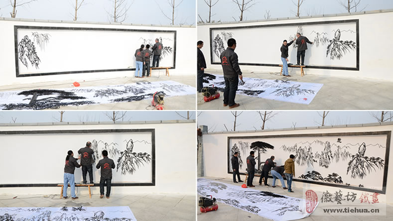 2016.11.22亳芜产业园广场装饰壁画案例回顾4
