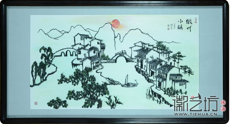 2017.3.6西安忆徽阁定制酒店装饰画完工交付11