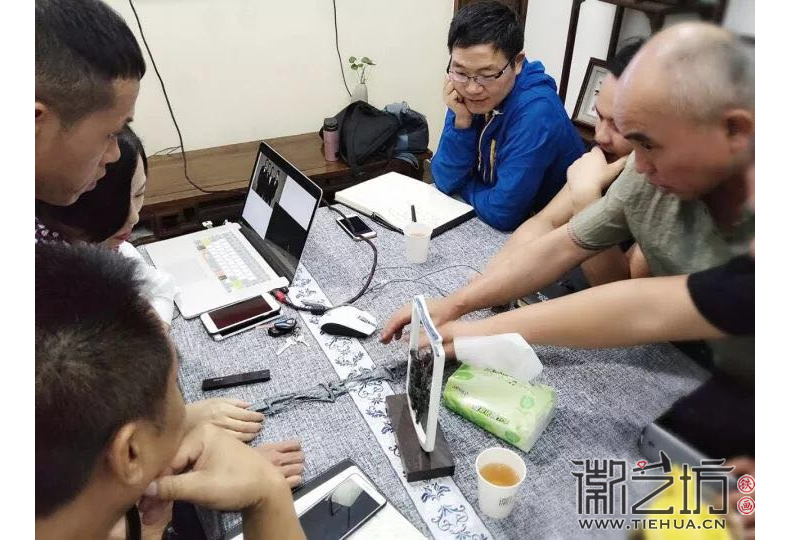 走进色彩韩会玲老师在徽艺坊 (3)