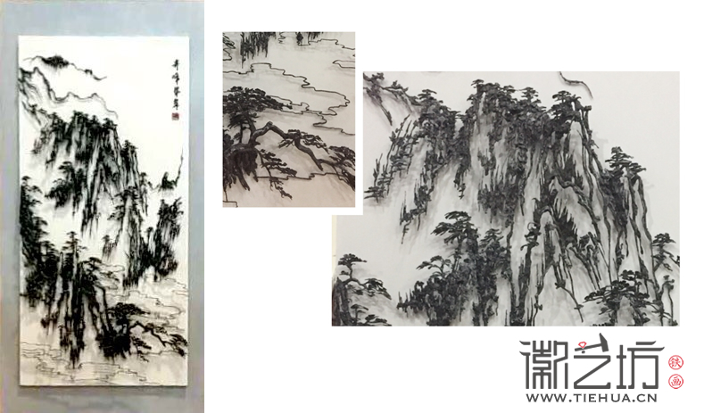 徽艺坊杨勇作品《奇峰叠翠》