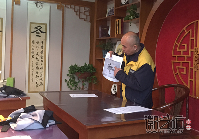 镜湖小学真容国学堂铁画第二课 (4)