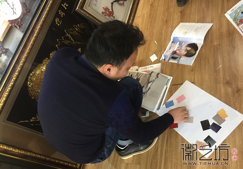 徽艺坊铁画艺人走进风格色彩 (55)
