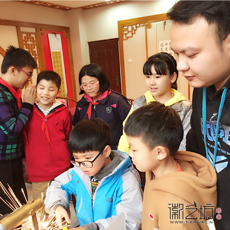 2017.11.14镜湖小学真容国学堂铁画第三课 (29)