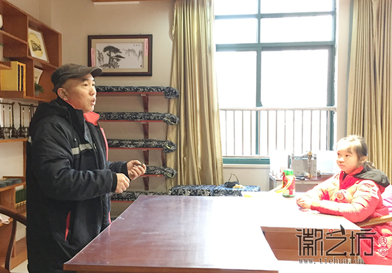 镜湖小学真容国学堂铁画第六课 (2)