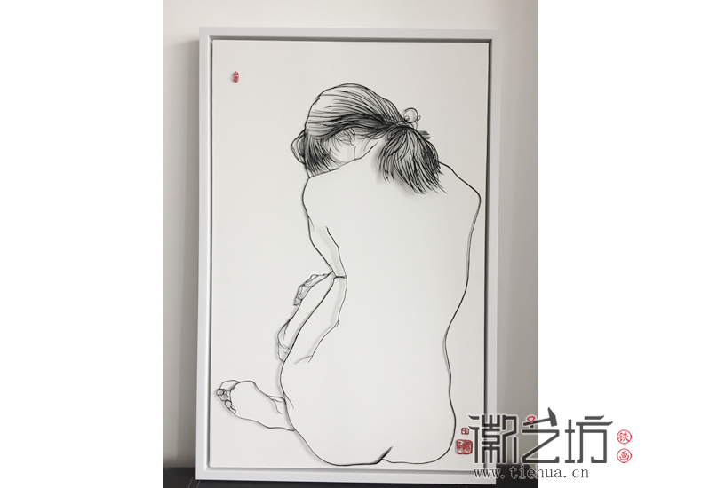 铁画艺人杨勇作品《空》