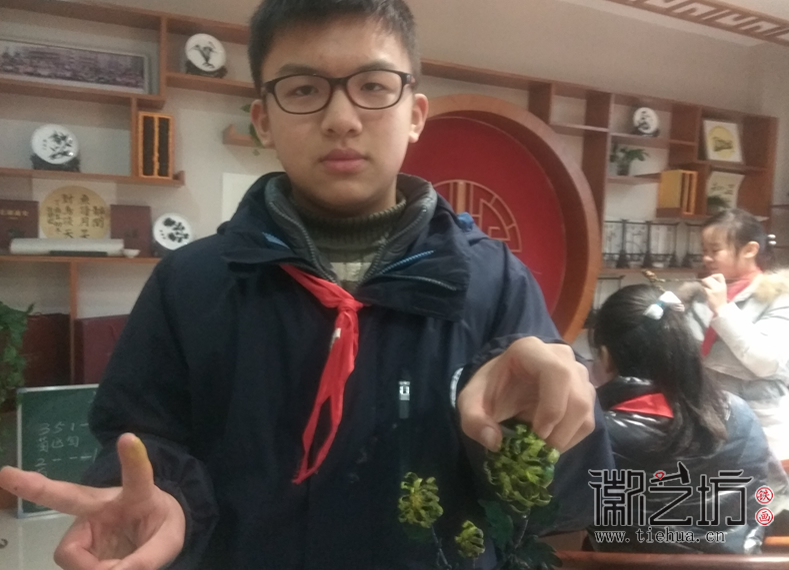 镜湖小学真容国学堂铁画第八课 (2)