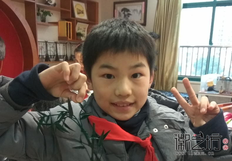 镜湖小学真容国学堂铁画第八课 (6)