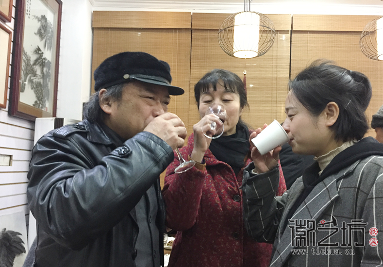 徽艺坊铁画2018元旦联欢活动回顾 (13)