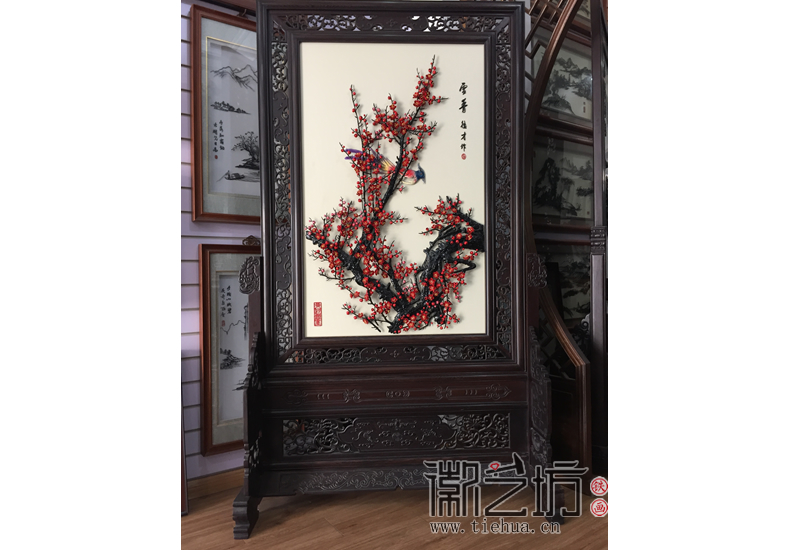 梅花屏风