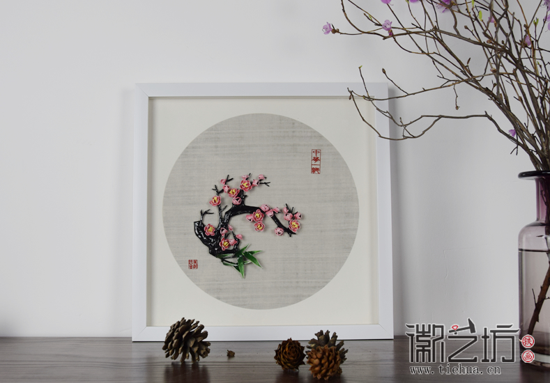 徽艺坊铁画新中式系列——春江花月夜 (2)