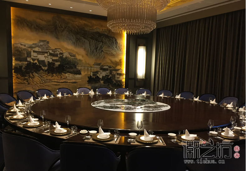 芜湖万达嘉华酒店铁艺摆台