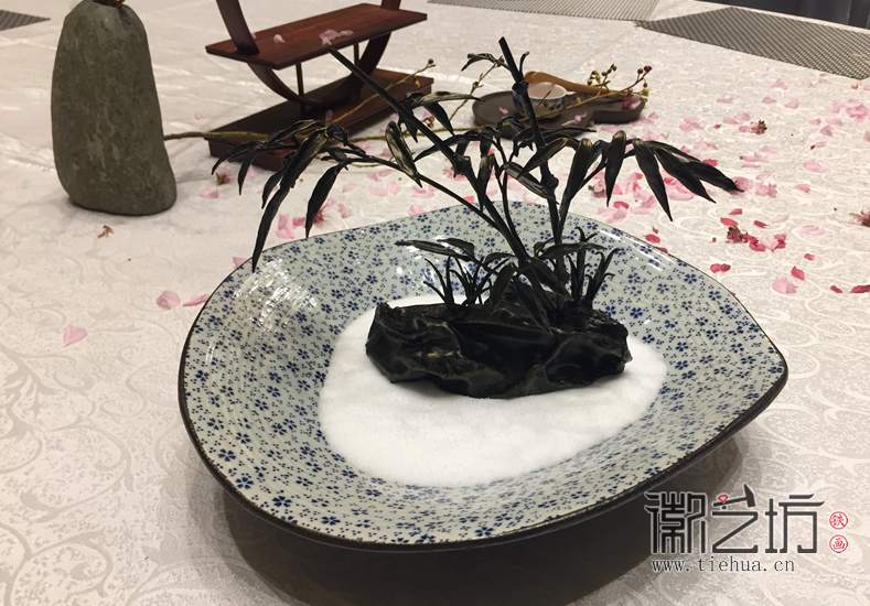芜湖万达嘉华酒店铁艺摆台1 (2)