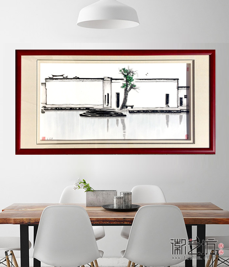 铁画艺人王建军江南系列作品《春归》