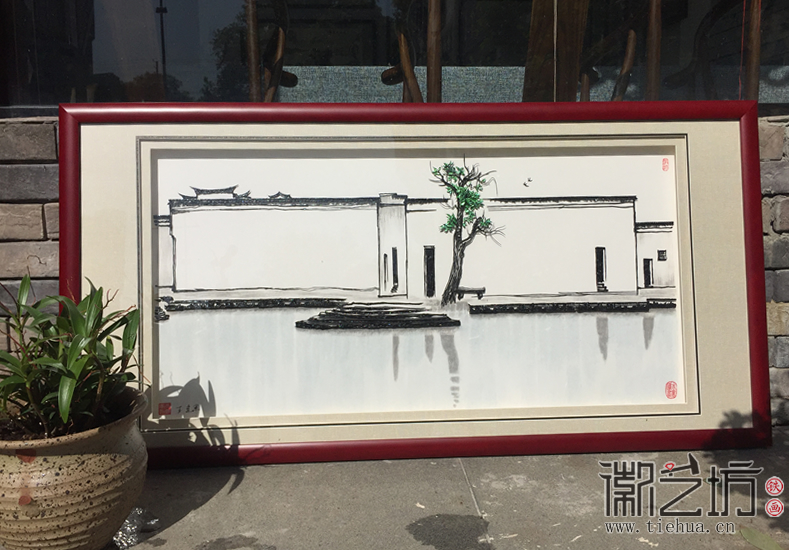 铁画艺人王建军系列作品《江南印象》 (3)