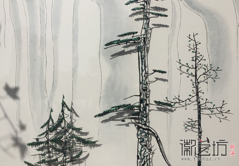 铁画艺人王建军系列作品《江南印象》 (1)