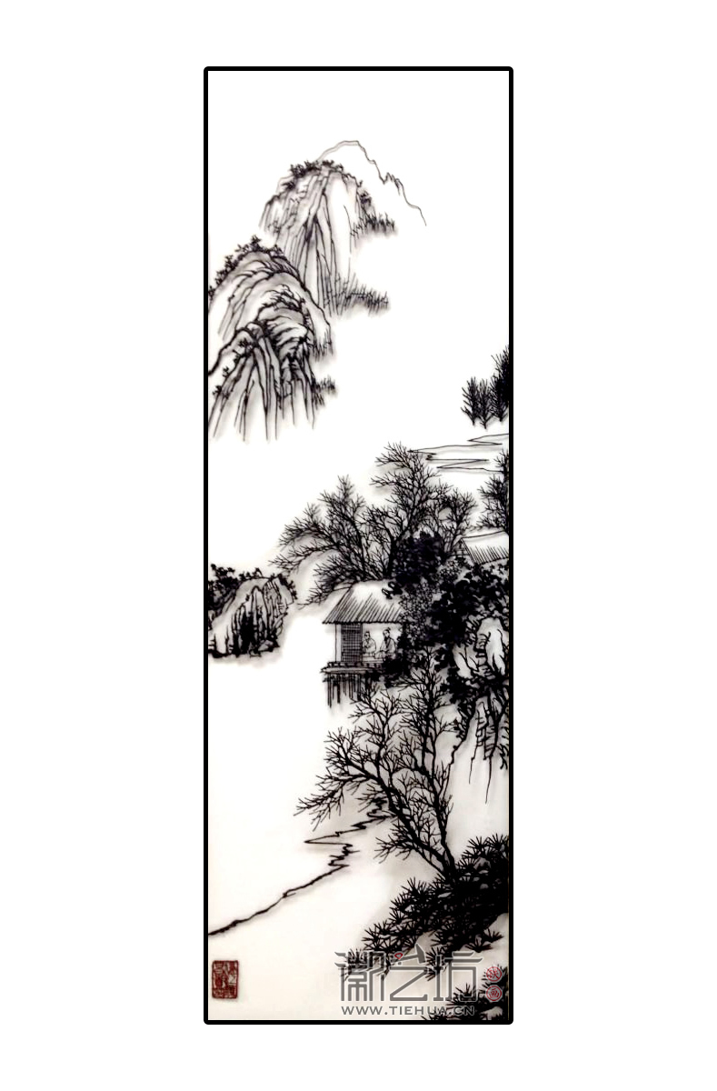 铁画老艺人颜昌贵作品1