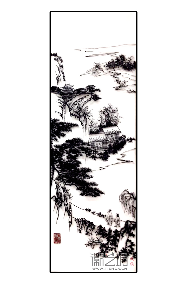 铁画老艺人颜昌贵作品2