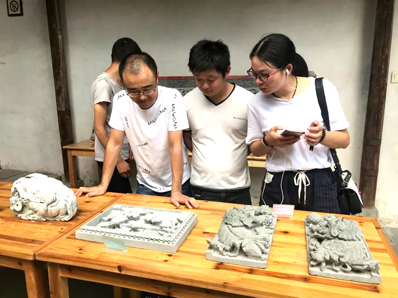 徽州砖雕艺术学员结业作品展 (1)