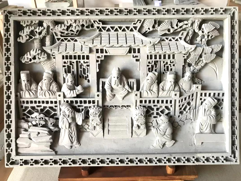 徽州砖雕艺术学员结业作品展 (3)
