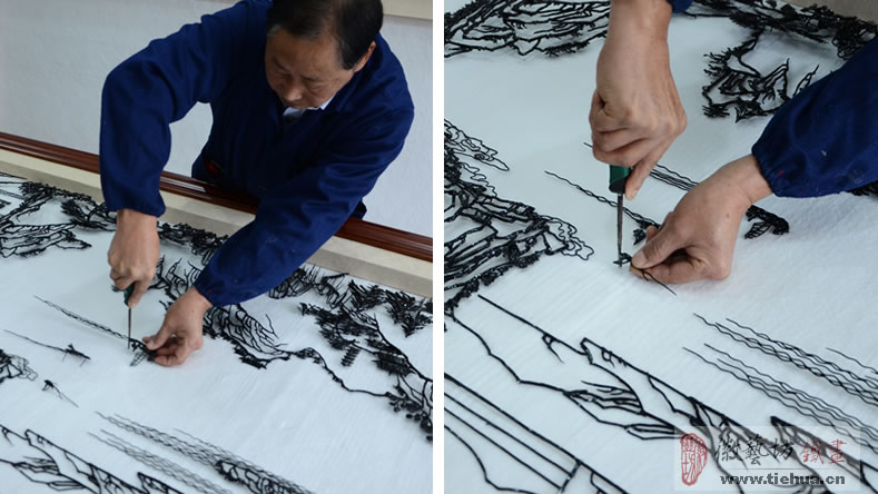 11 徽艺坊铁画壁画案例-明光市人民医院13