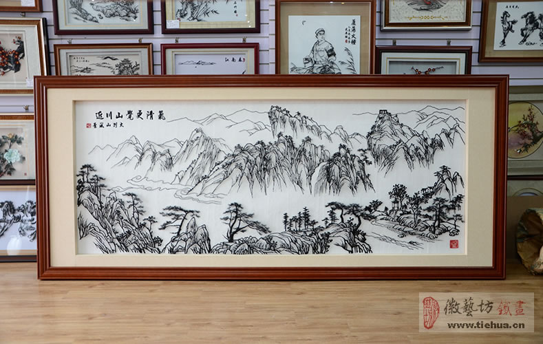 14 徽艺坊铁画壁画案例-明光市人民医院