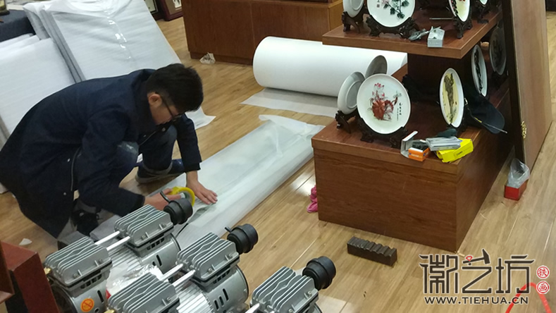 2017.3.6西安忆徽阁定制酒店装饰画完工交付3