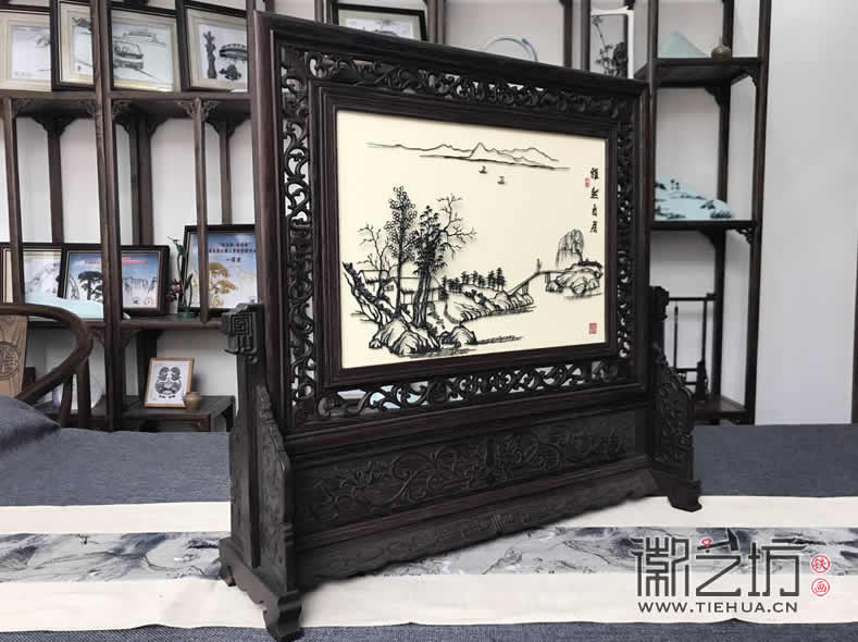 李强山水作品2