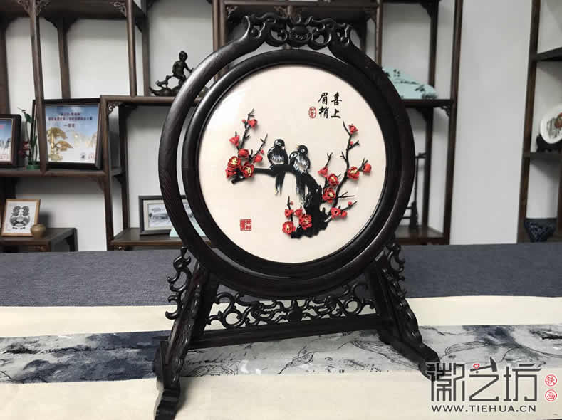 中国风铁画装饰摆件古香古色芜湖特色礼品纪念品4
