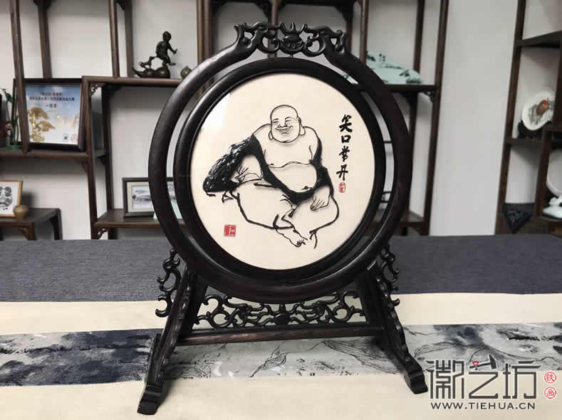 中国风铁画装饰摆件古香古色芜湖特色礼品纪念品3