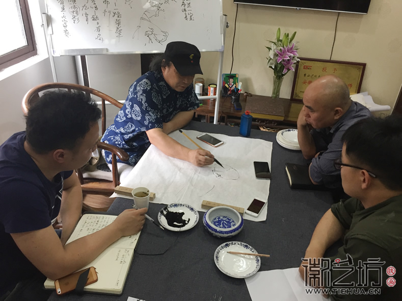 芜湖铁画知行社第七期国画课程报道4