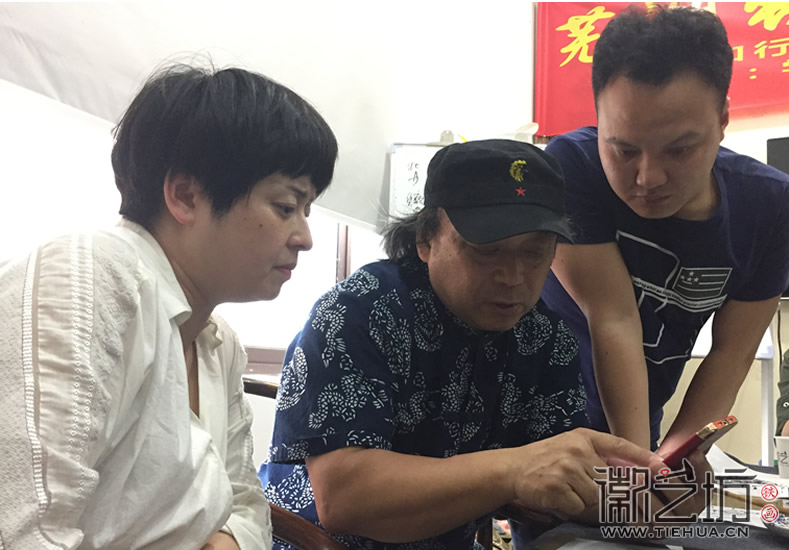 芜湖铁画知行社第七期国画课程报道10