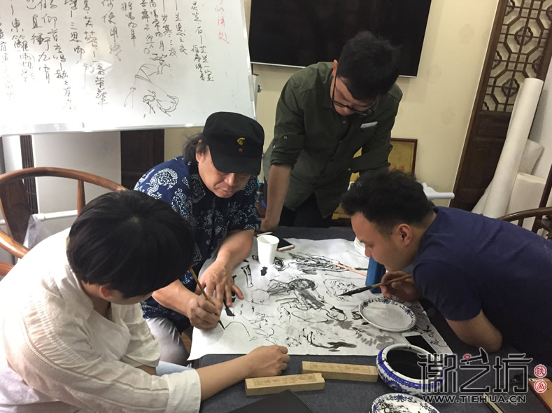 芜湖铁画知行社第七期国画课程报道6