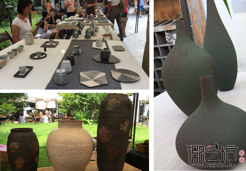 景德镇雕塑瓷厂大学生集市的创意作品