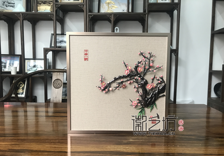 古典时尚大地色系装饰铁画 (4)