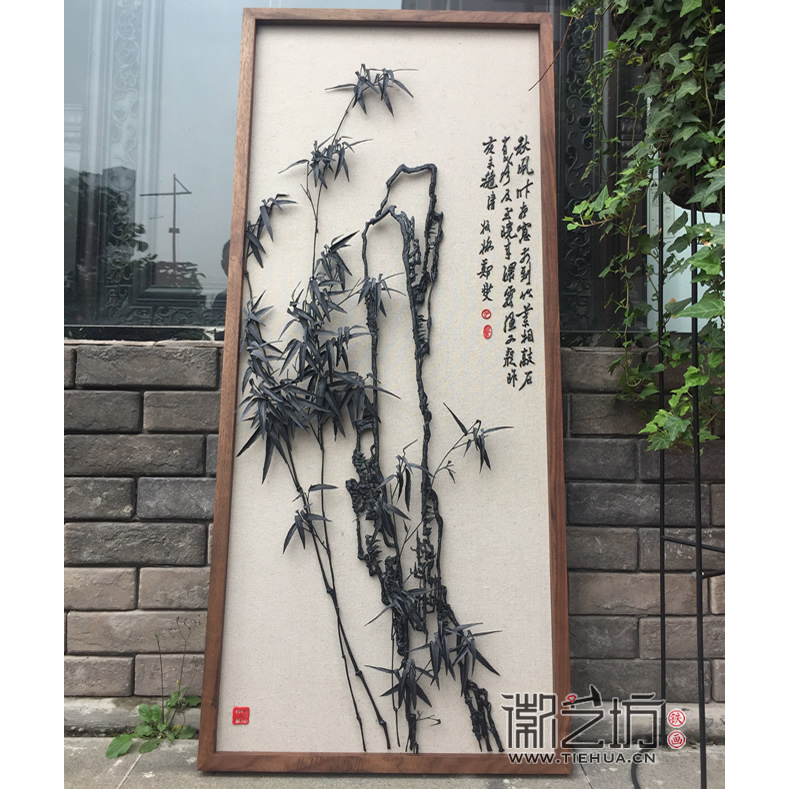徽艺坊铁画现代极简风格作品 (1)