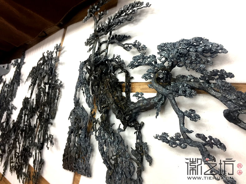 合肥客户来徽艺坊视察制作进程