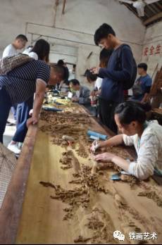 国家艺术基金芜湖铁画人才培养项目赴皖南景德镇考察 (31)