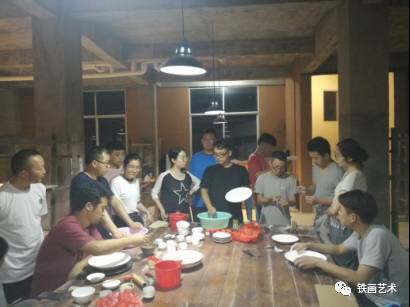 国家艺术基金芜湖铁画人才培养项目赴皖南景德镇考察 (50)