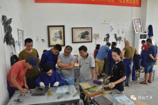 国家级铁画大师储金霞女士实践课：铁画锻制技艺 (4)