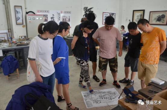 国家级铁画大师储金霞女士实践课：铁画锻制技艺 (8)