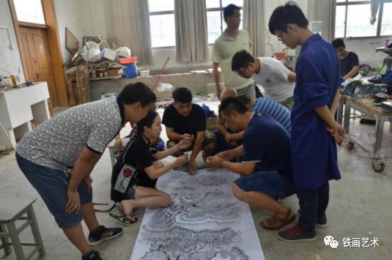 国家级铁画大师储金霞女士实践课：铁画锻制技艺 (7)