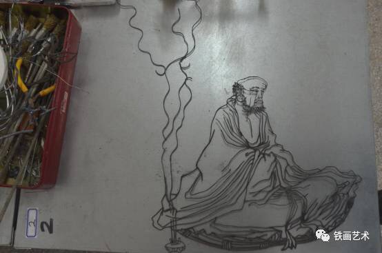国家级铁画大师储金霞女士实践课：铁画锻制技艺 (13)