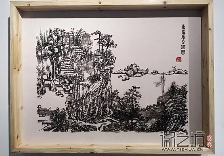 2017.10.17徽艺坊设计总监李伶带你一起走进“芜湖铁画艺术人才培养项目”学员结业作品展 (3)