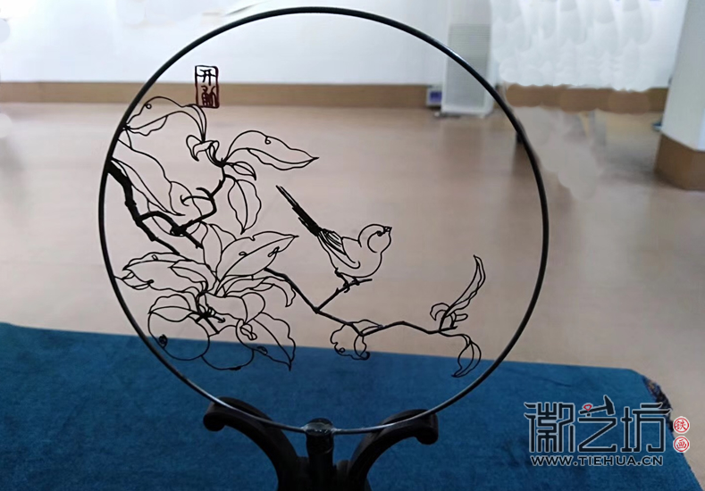 2017.10.17徽艺坊设计总监李伶带你一起走进“芜湖铁画艺术人才培养项目”学员结业作品展 (6)
