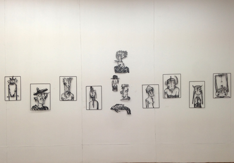 郭兵要铁画系列作品《众生相》2
